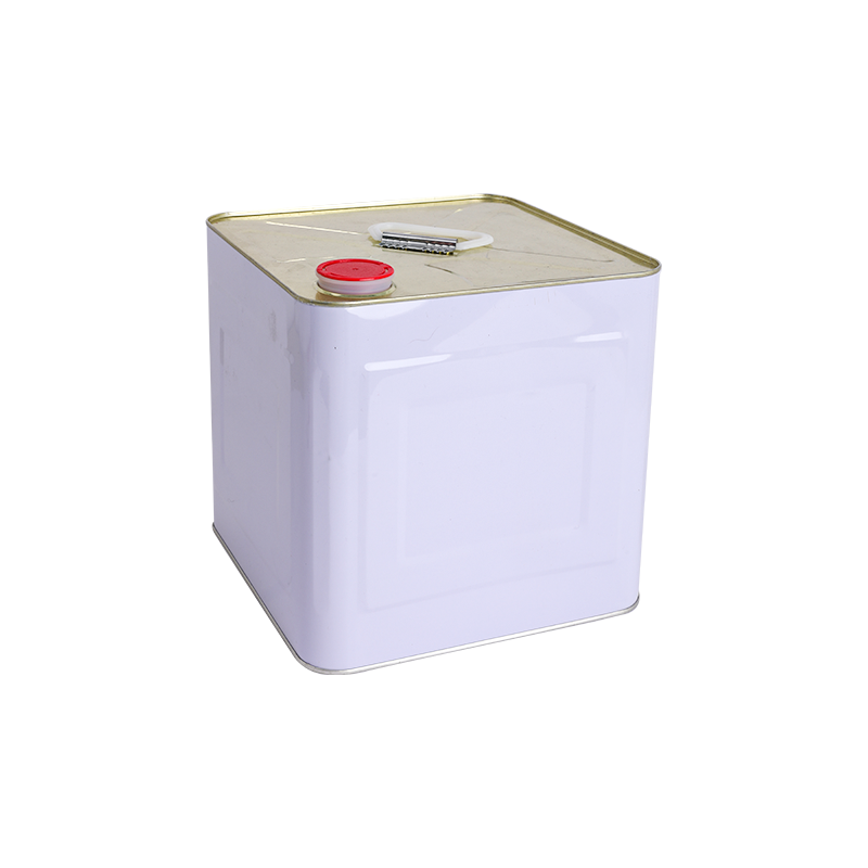 10L 金屬方桶帶塑料拉蓋用于機(jī)油等化學(xué)產(chǎn)品包裝
